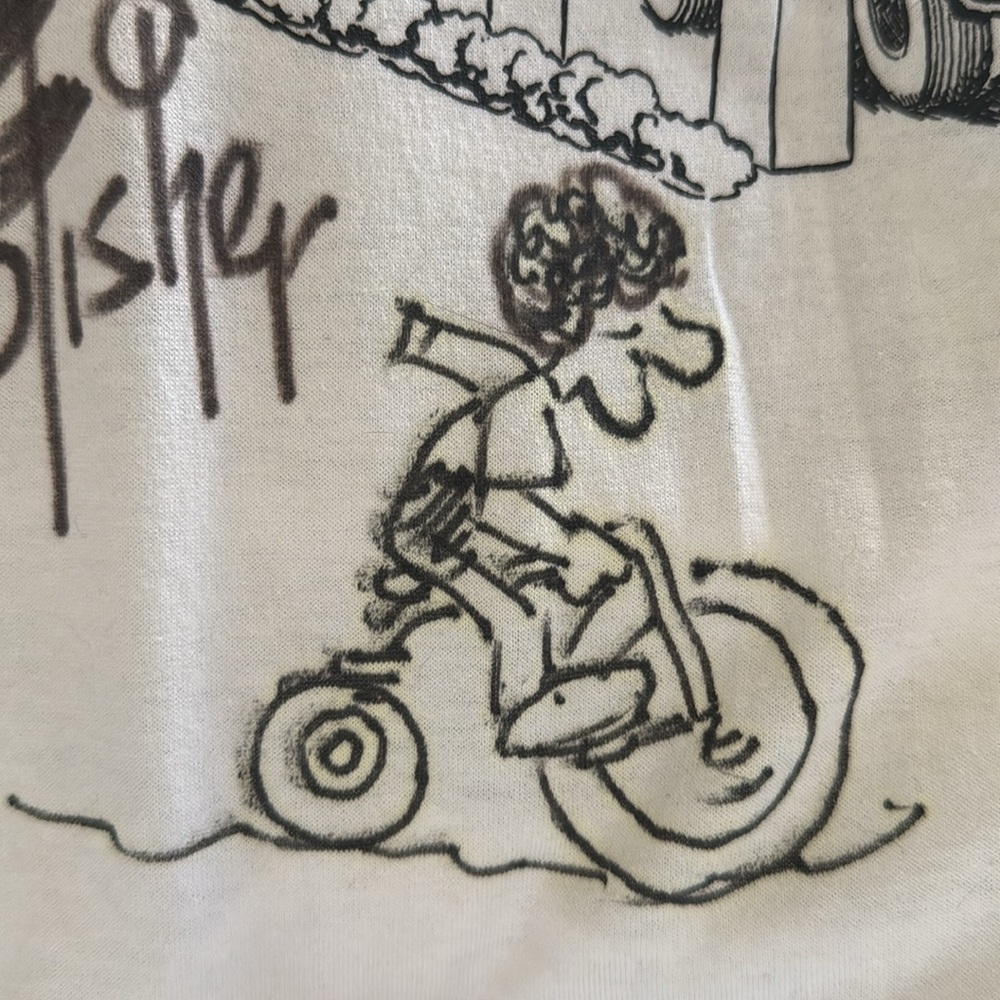 Vintage Signed & hand drawn Clinton & Gore Political T-Shirt Comic by Geo Fisher - Picture 9 of 10
